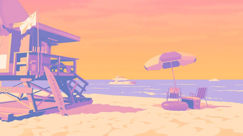 تصویر رسمی منطقه وایس سیتی (Vice City)